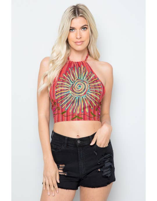 Kathmandu Imports - Halter Crop Top (KT-1289)