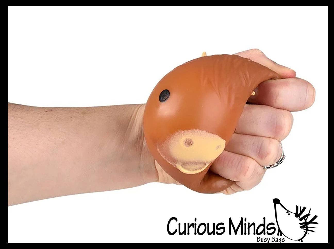 Soft Doh Highland Cow Head Animal Stress Balls -1PC