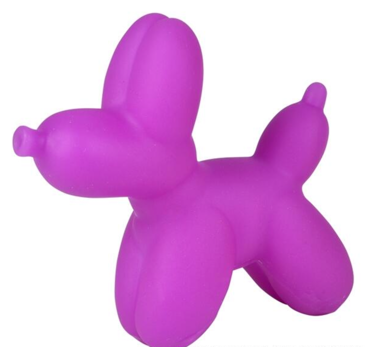 2" RUBBER BALLOON DOG