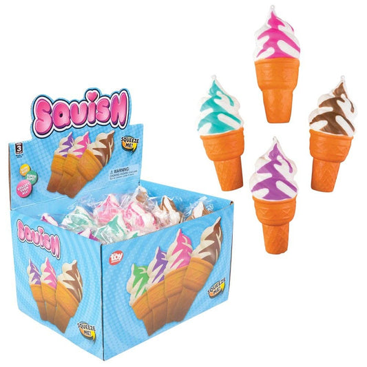 SLOW RISE SQUISH ICE CREAM 6" 1PC