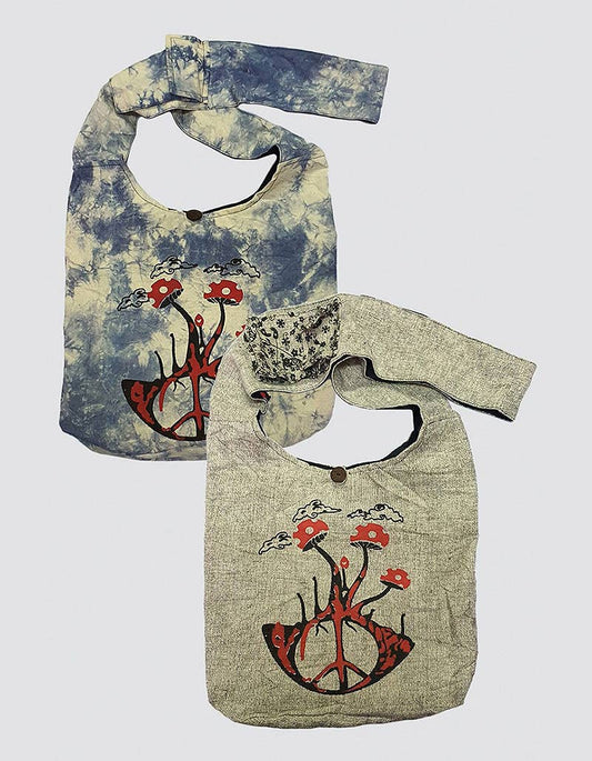 Kathmandu Imports - Shroom Cotton Hobo Bag (CODE-555)