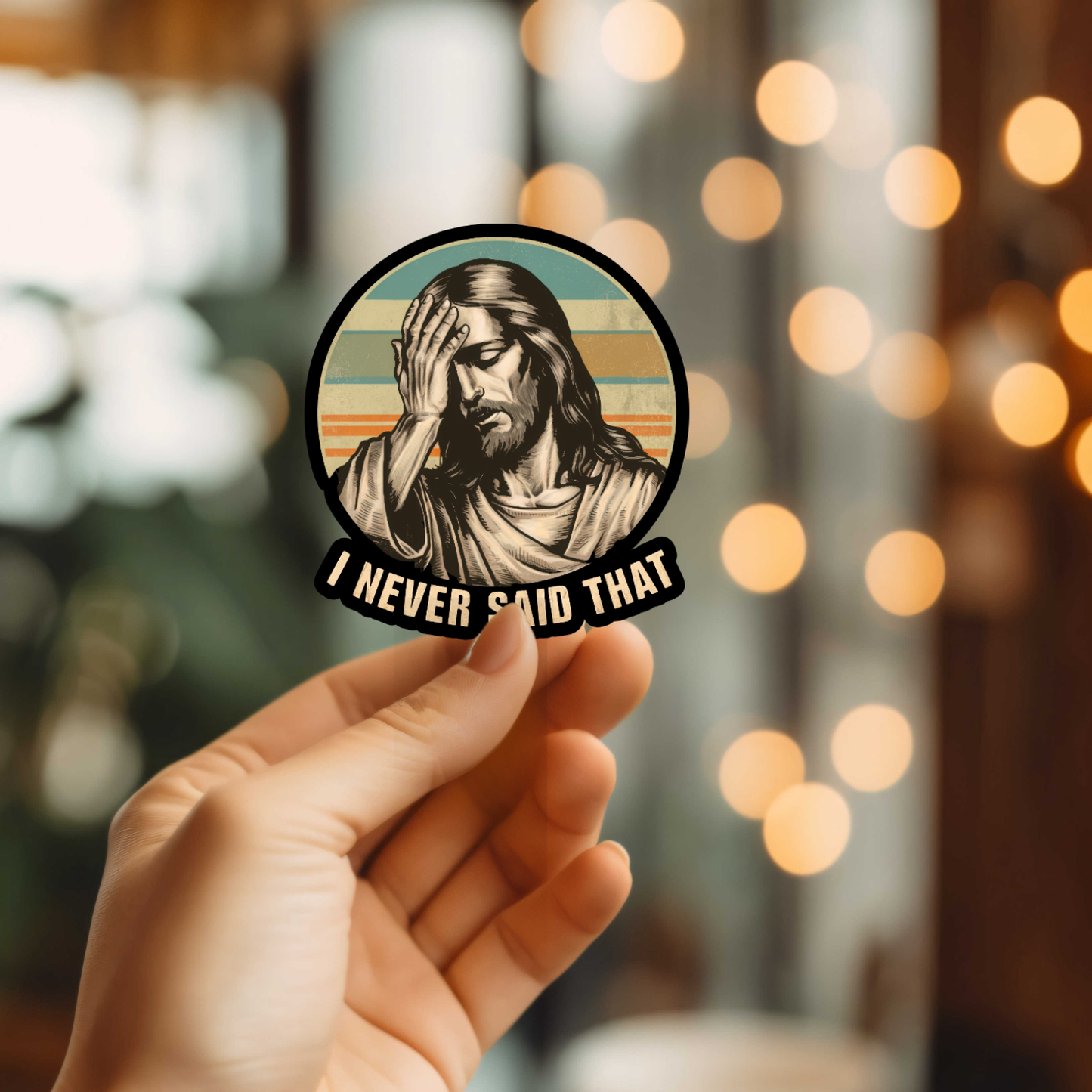 I Never Said That Vinyl Sticker