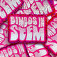 Bimbos in STEM Sparkle Sticker