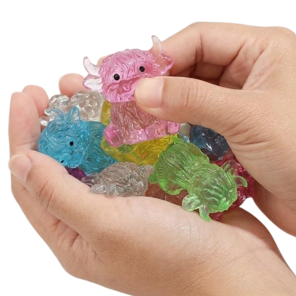 Therapy Shoppe - 12pc Miniature Squishy Highland Cows