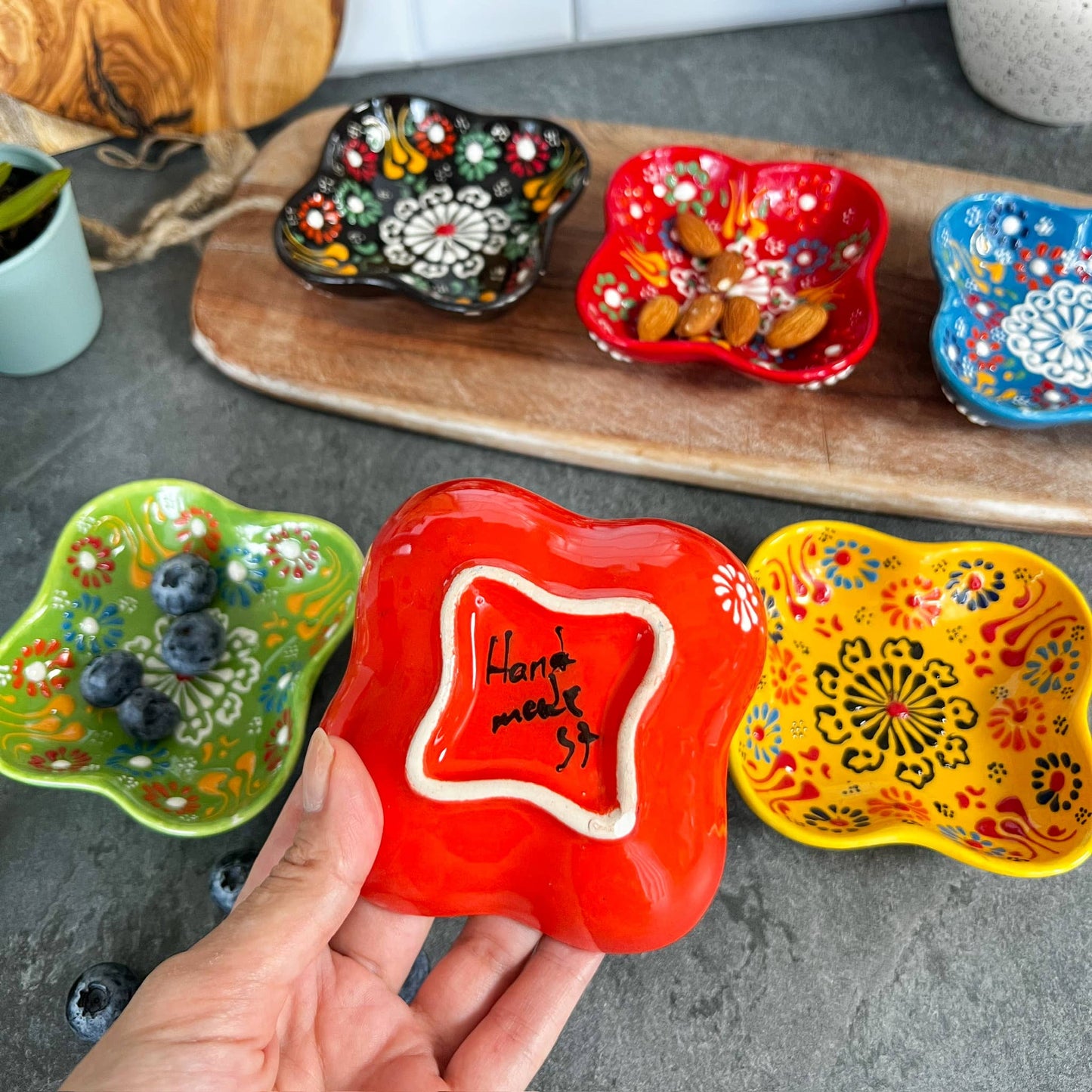 Umays Boho - Cute Small Bowls, Handmade Bowls, Tapas Bowls for Condiments