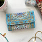 Umays Boho - Blue Small Wallet for Women, Chic Wallet for Women, Handmade
