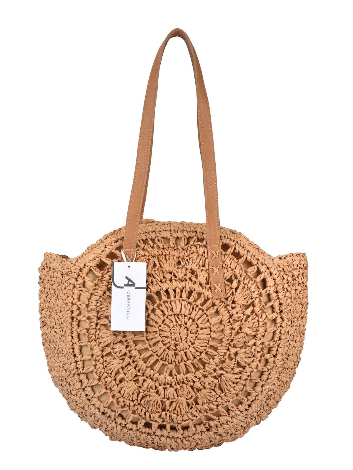 Funkyrel® Atzbranding Limited - Cosbai - Round Hollow Woven Bag