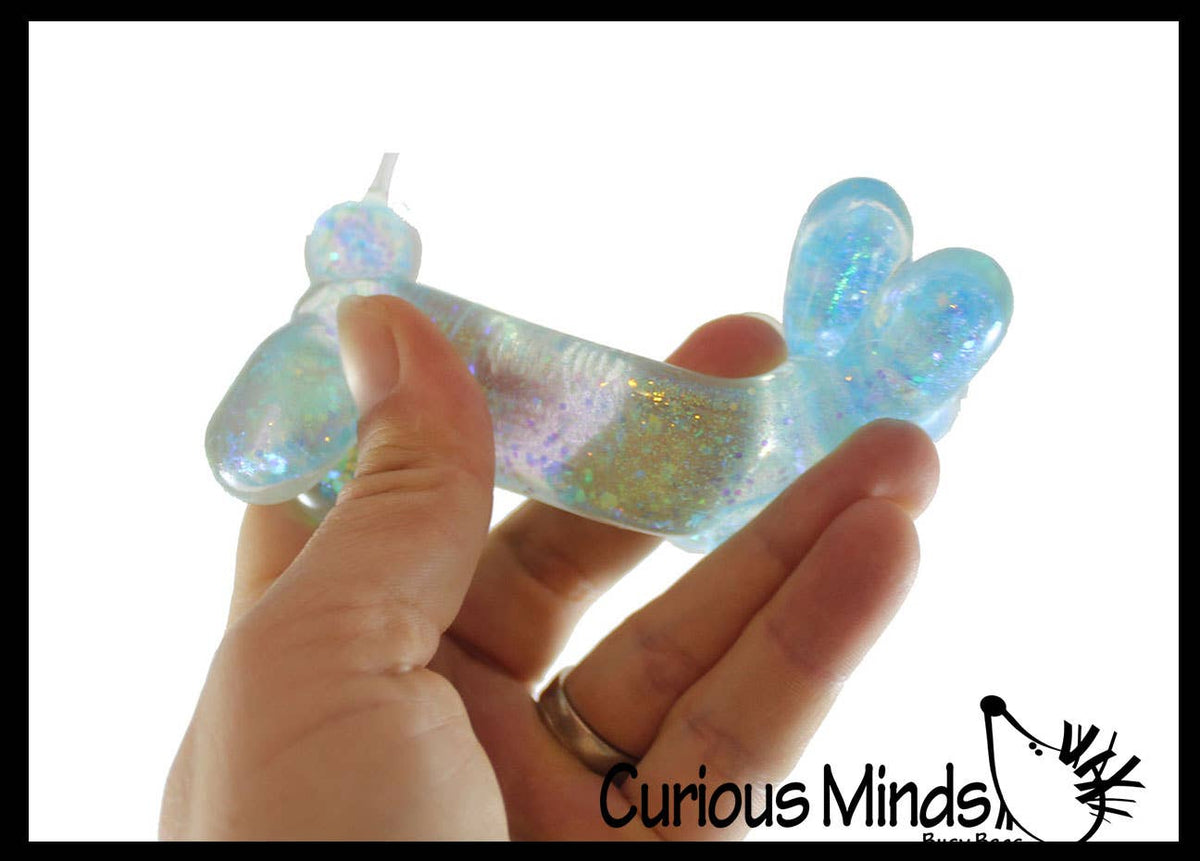 Curious Minds Toys - 1 Sugar Balloon Dog Ball - Thick Glue/Gel Syrup Molasses Str