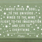 SAWDUST CITY - Music Gives A Soule To The Universe, Wings To The Mind…