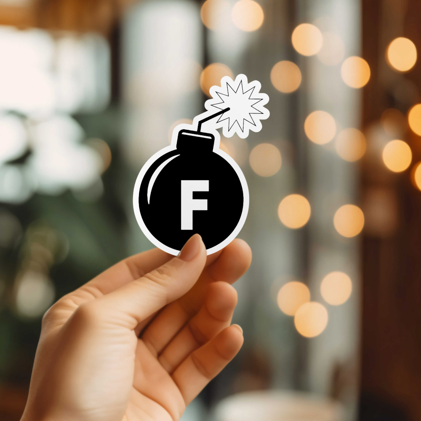 F Bomb Vinyl Sticker