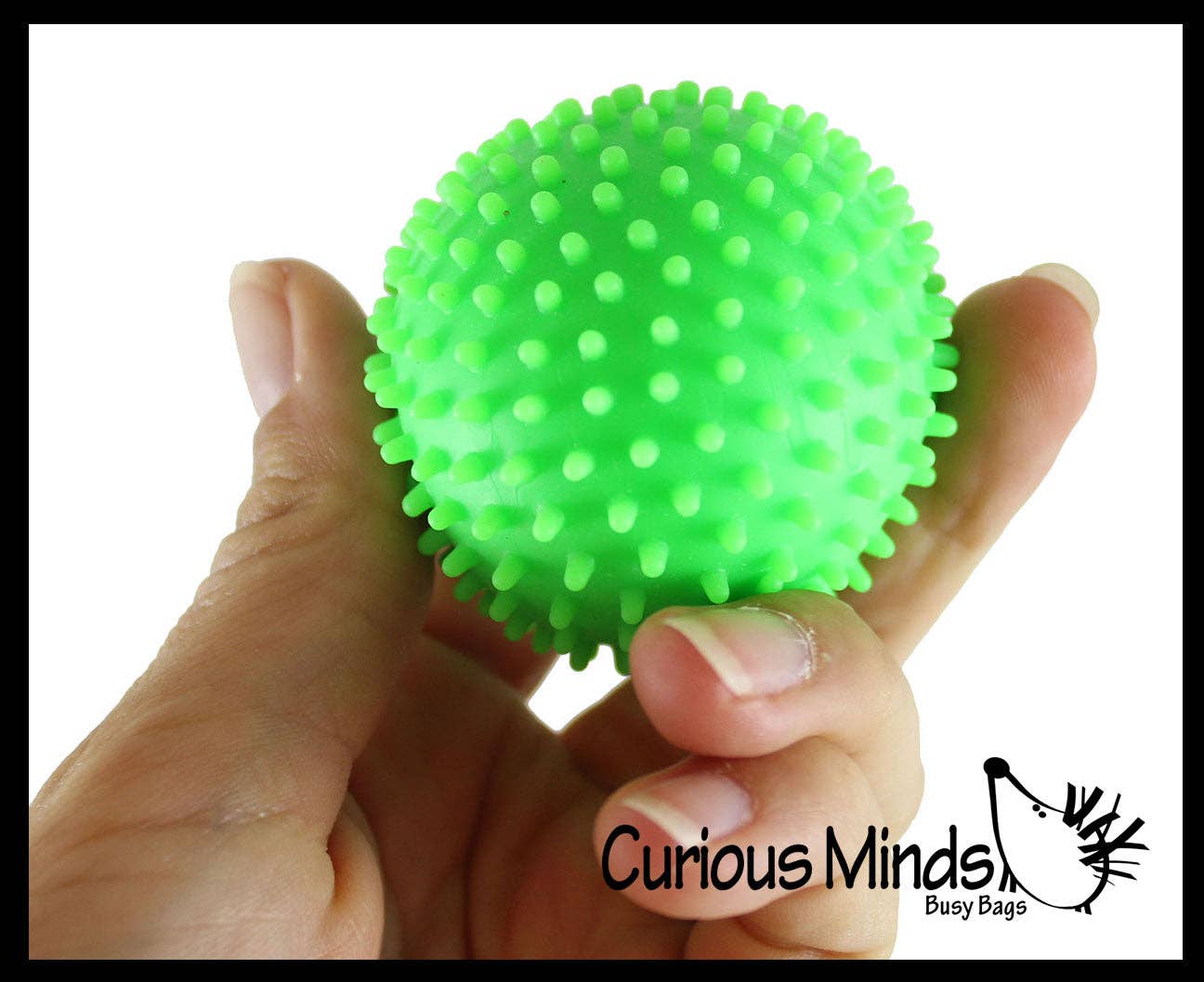 Spiky Bumpy Soft Doh Filled 1.7" Stress Ball Squishy 1PC