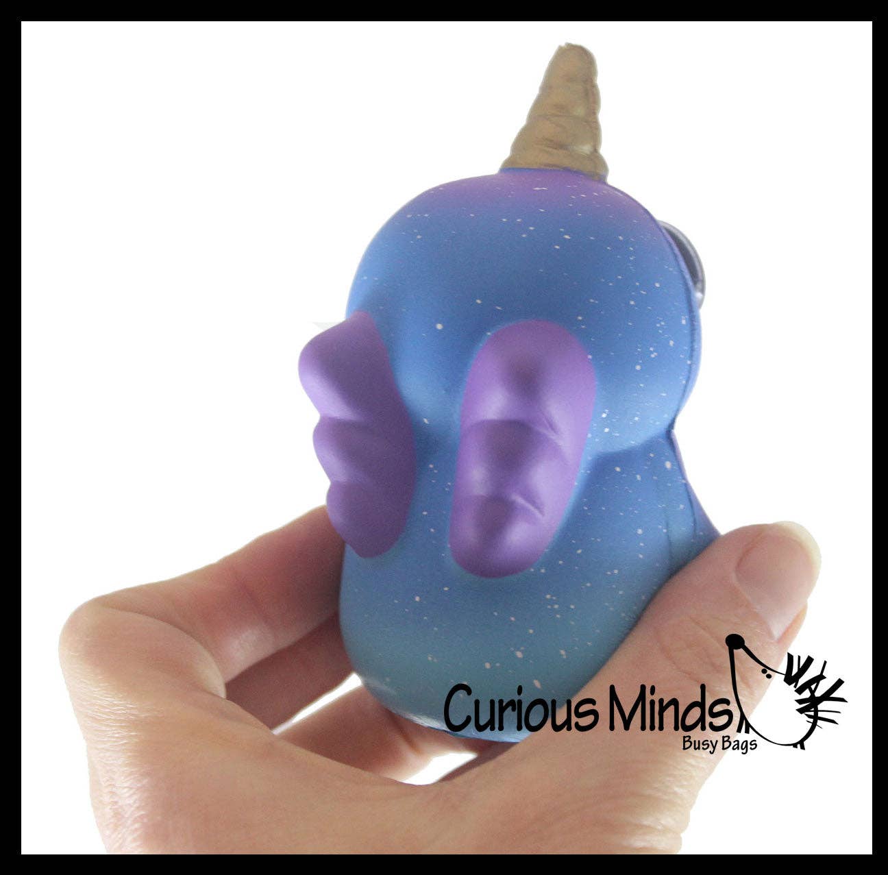 Small Mystical Animal with Horn and Wings Slow Rise Squishy -1Pc