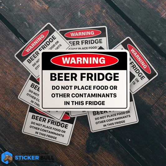 Beer Fridge Sticker