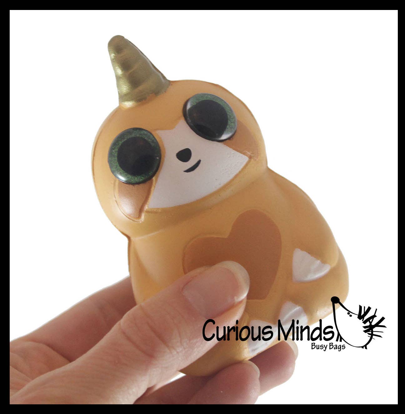 Small Mystical Animal with Horn and Wings Slow Rise Squishy -1Pc