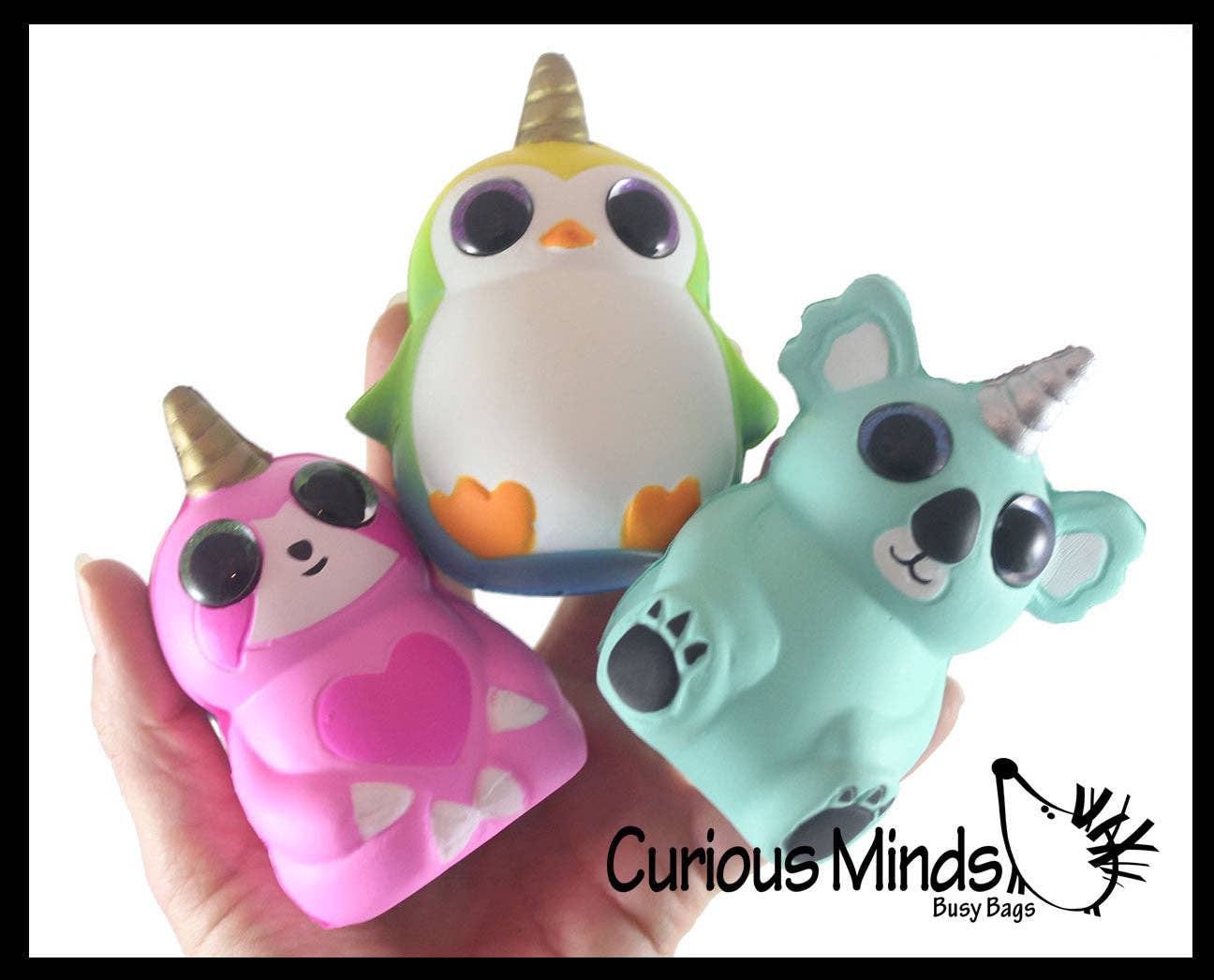 Small Mystical Animal with Horn and Wings Slow Rise Squishy -1Pc