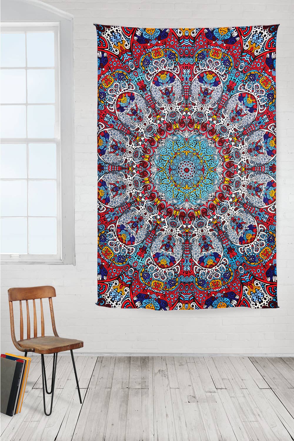Sunshine Joy - 3D Glow in the Dark Sunburst Tapestry