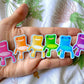 Mini Rainbow Froggy Chair Sticker Packs