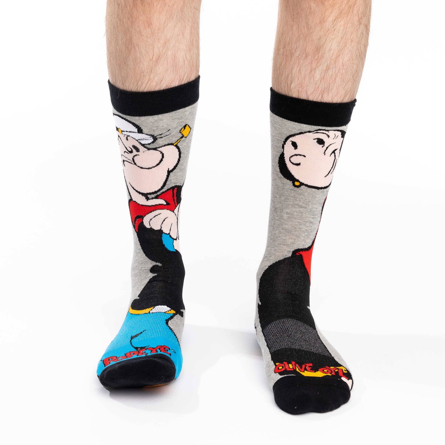 Good Luck Sock - Men's Popeye and Olive Socks [CLEARANCE]