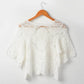 Funkyrel® Atzbranding Limited - Crosa - Crochet Hollow-Out Pullover Top