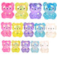 Cute Mini Glitter Bear Squishy Squeeze Toy