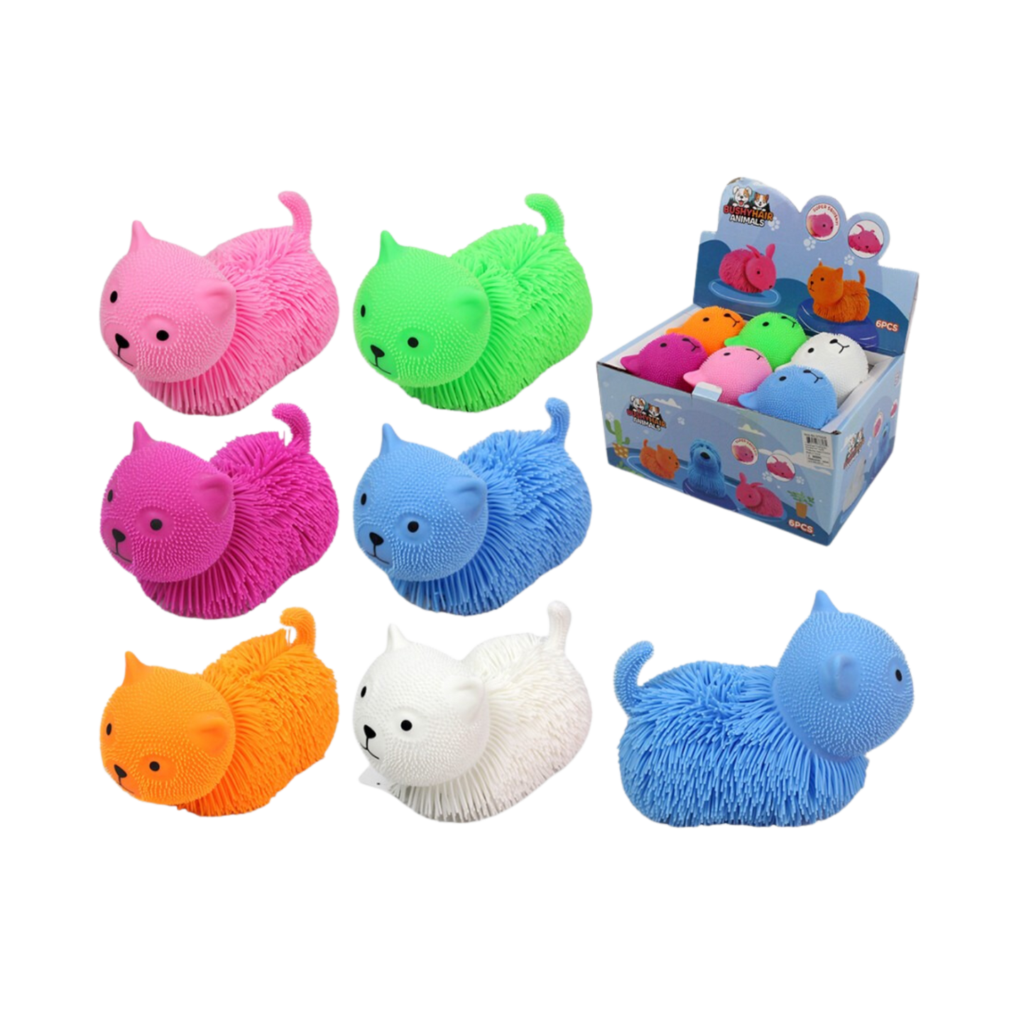 10″ Cat Puffer Toy 1PC