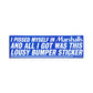 Pissed myself Bumper Sticker