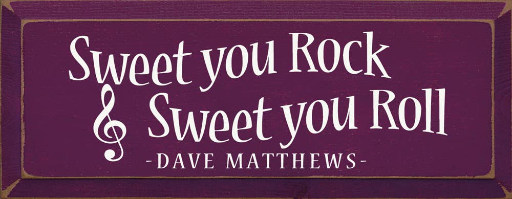 SAWDUST CITY - Sweet You Rock Sweet You Roll - Dave Matthews