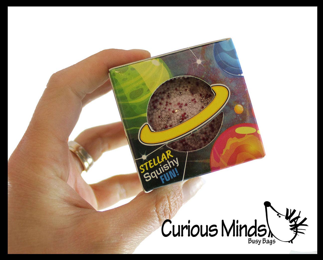 Boxed Galaxy Glitter Water Bead Stress Ball - Squishy 1PC