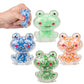 Mini Squeezy Foam Bead Frog Kids Toy - 1PC