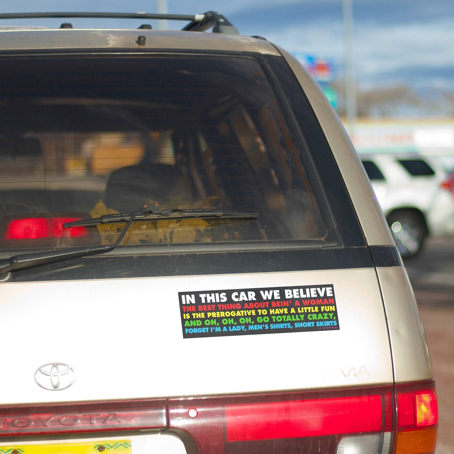Shania Believes Bumper Sticker