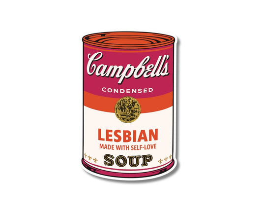 Campbell's Soup  Sticker (Lesbian)