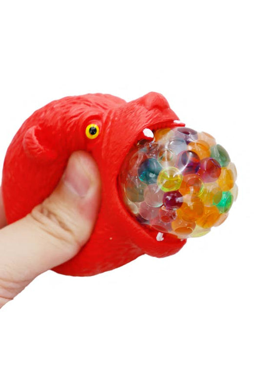 Wild Animal Head Water Bead Filled Squishy Toy