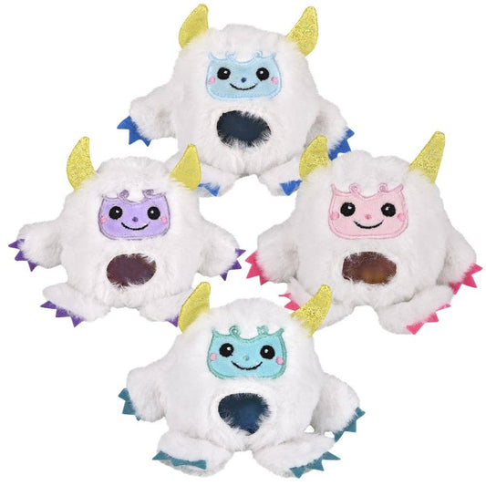 3" Yeti Squeezy Bead Plush Ball - 1PC