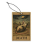 Possum Playing Death Tarot Air Freshener