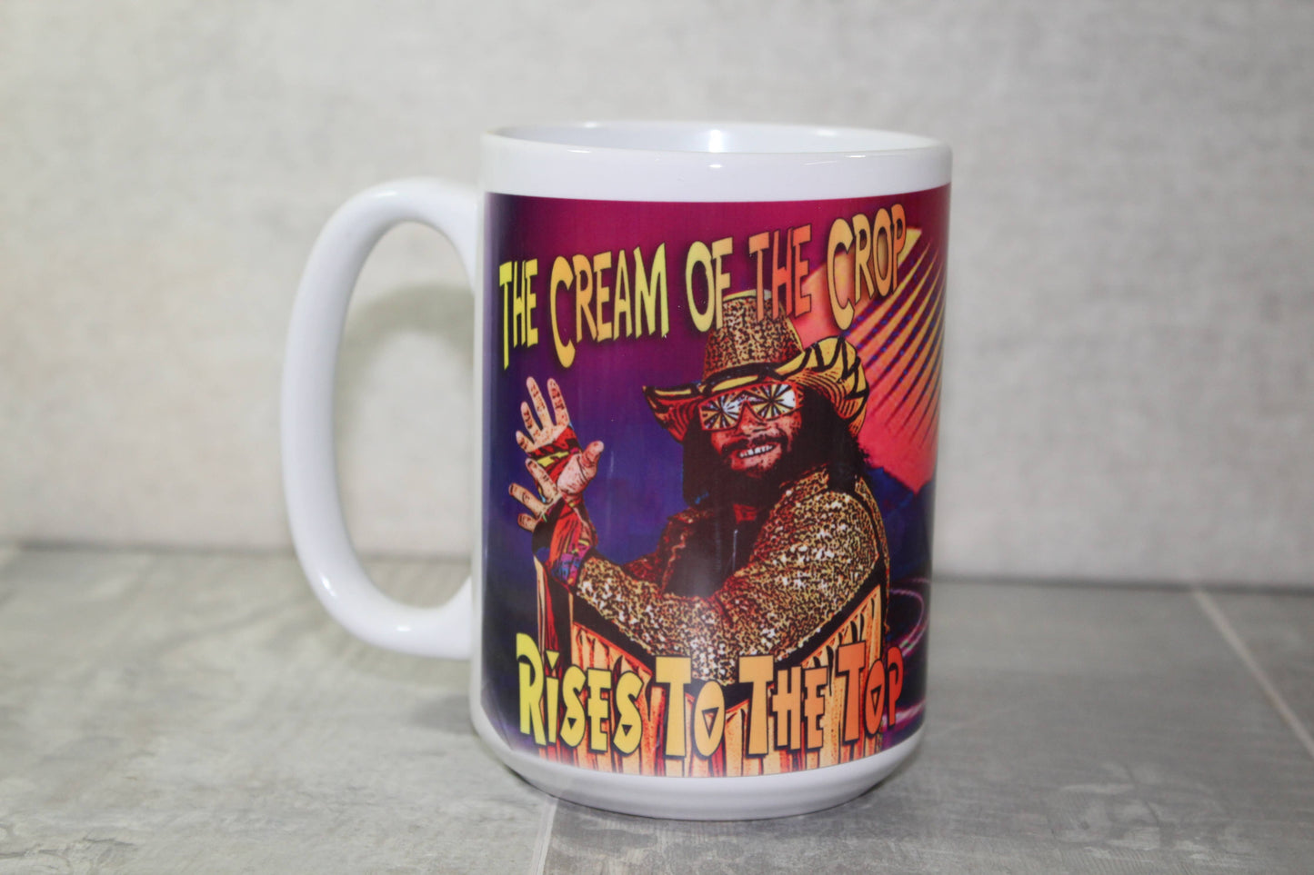 Macho Man Randy Savage Cream of the Crop//15 Oz. Ceramic Mug
