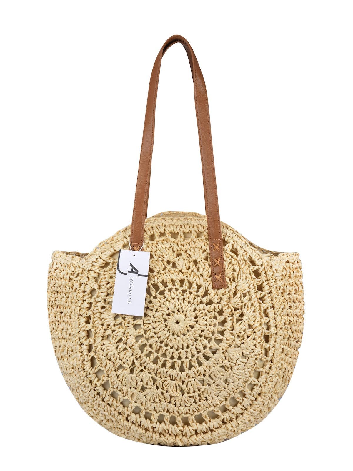 Funkyrel® Atzbranding Limited - Cosbai - Round Hollow Woven Bag