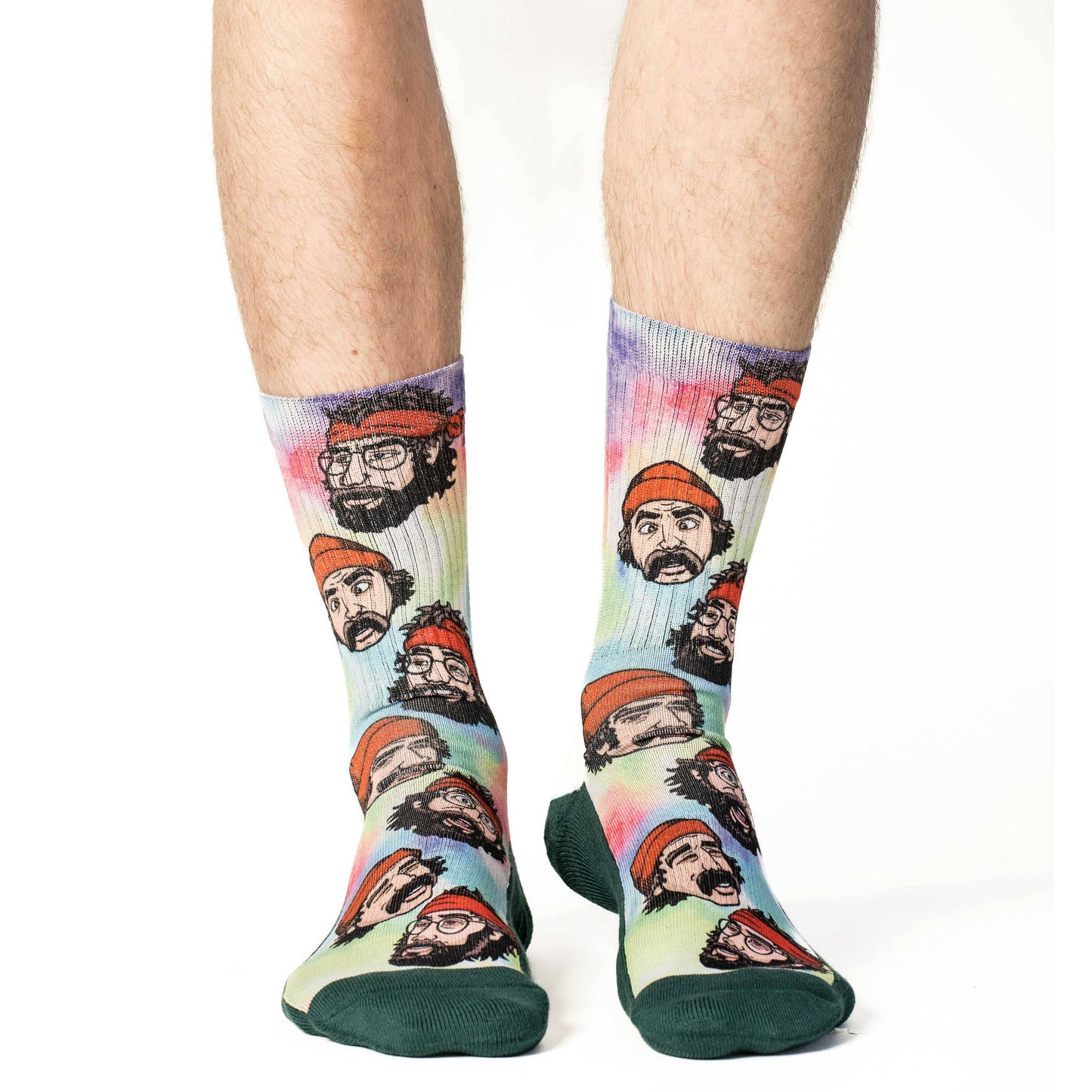 Good Luck Sock - Men's Tie-Dye Cheech & Chong Socks [CLEARANCE]