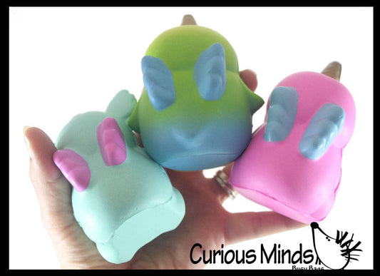 Small Mystical Animal with Horn and Wings Slow Rise Squishy -1Pc