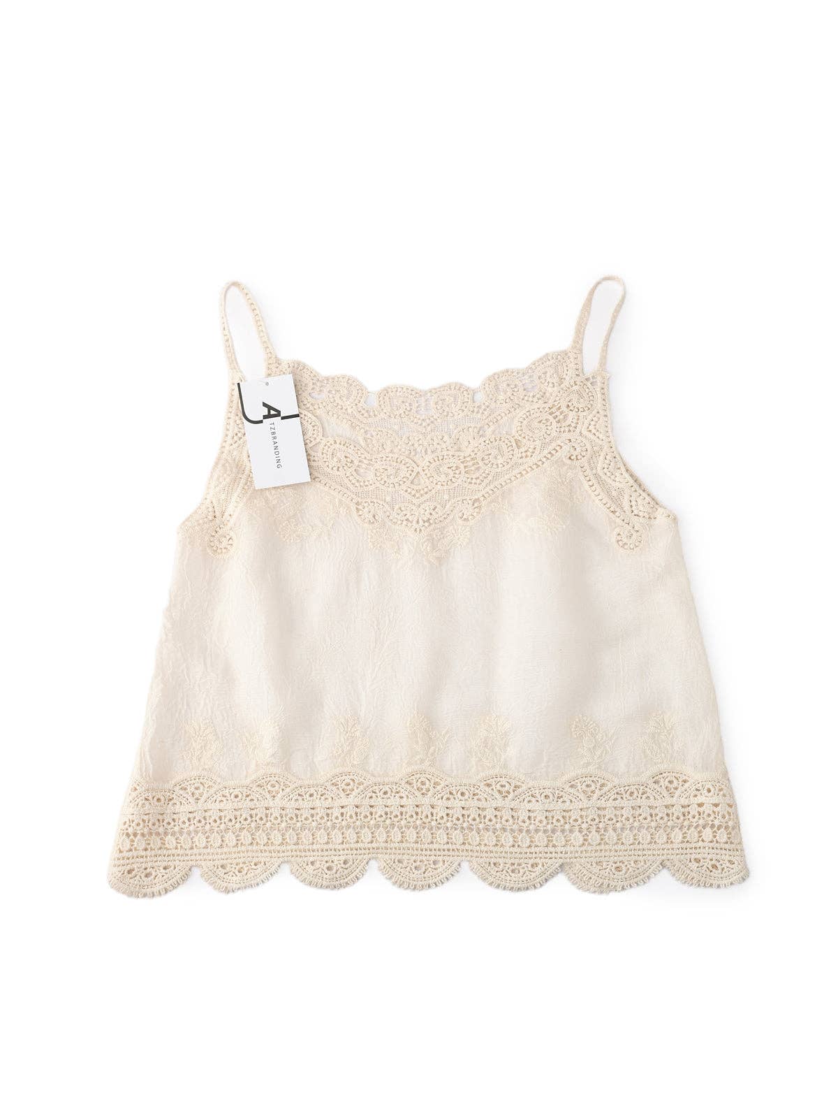 Funkyrel® Atzbranding Limited - Vintage Embroidered Lace Camisole