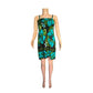 DK Hawaii - Floral Hibiscus Monstera Woman's Summer Dress