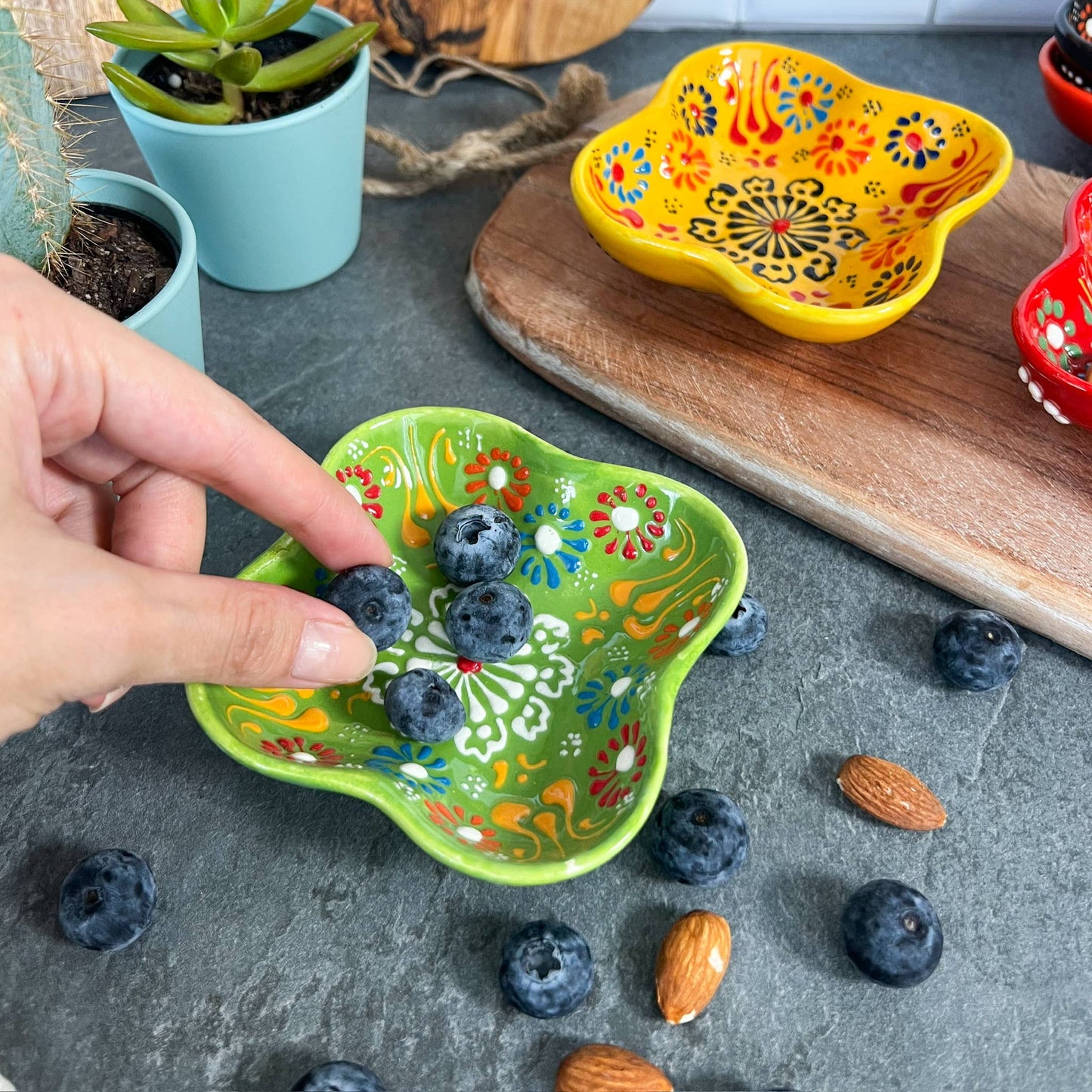 Umays Boho - Cute Small Bowls, Handmade Bowls, Tapas Bowls for Condiments