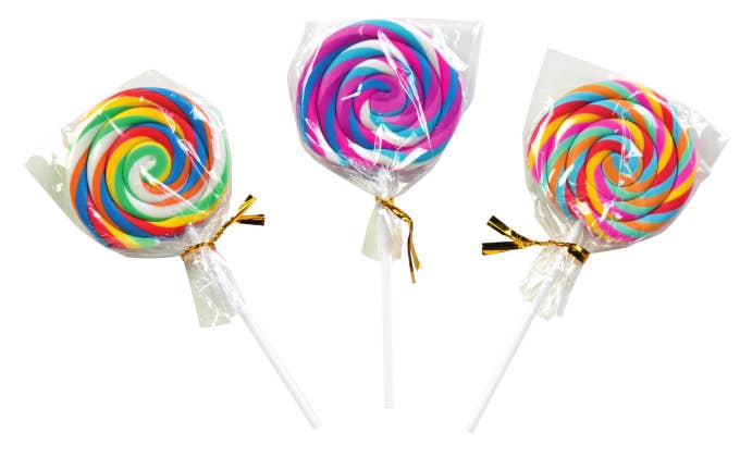 Scented Swirl Pop Eraser 1pc