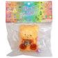 Teddy Bear Hugging Charm Pom Pom Sticky Mochi Squishy Bag -1PC