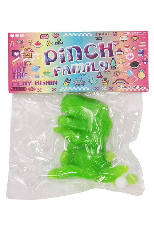 T-rex Dinosaur Sticky Mochi Pom Pom Squishy Bag 1PC