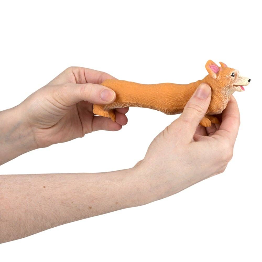 4" STRETCHY, SQUISH CORGI 1PC