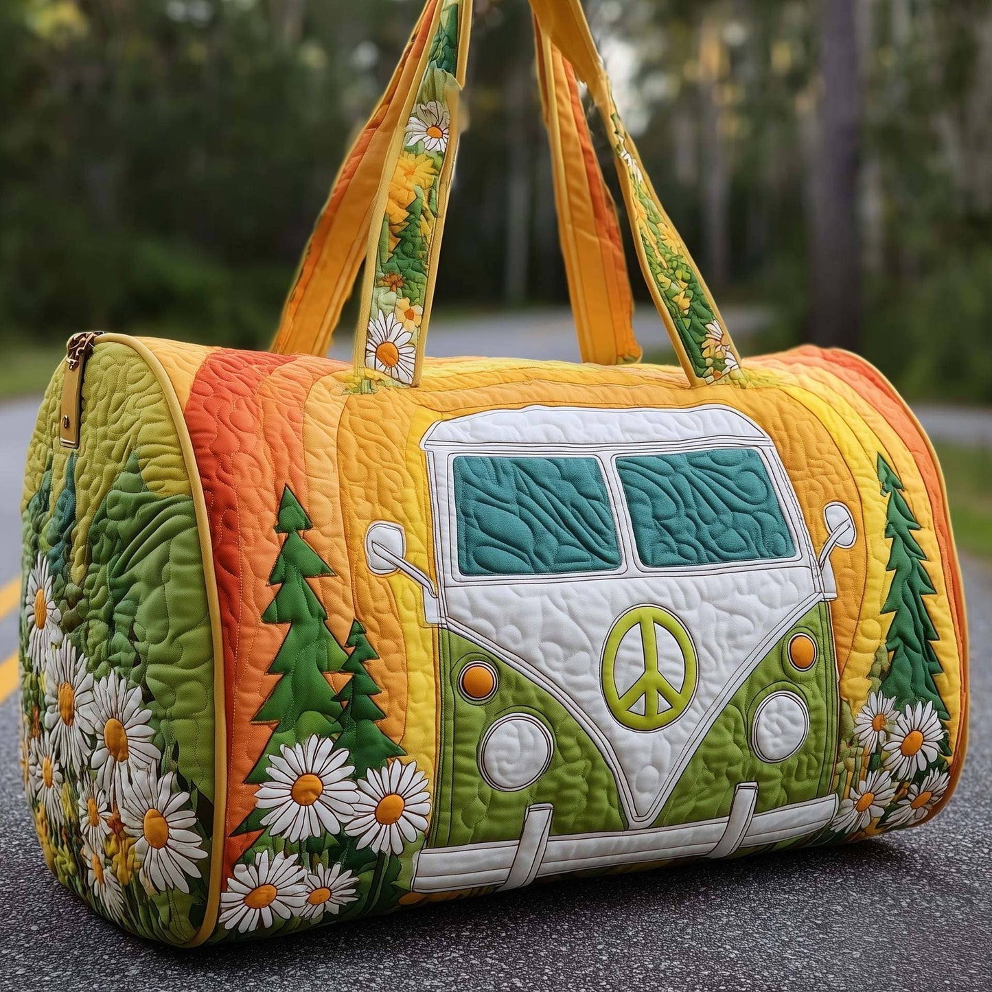 Ekartini - Short Handle Quilted Travel Bag Multipurpose Sports Gym Bag
