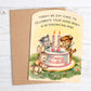 Bad Betty Greeting Co. - Today We Eat Cake - Funny Birthday Card