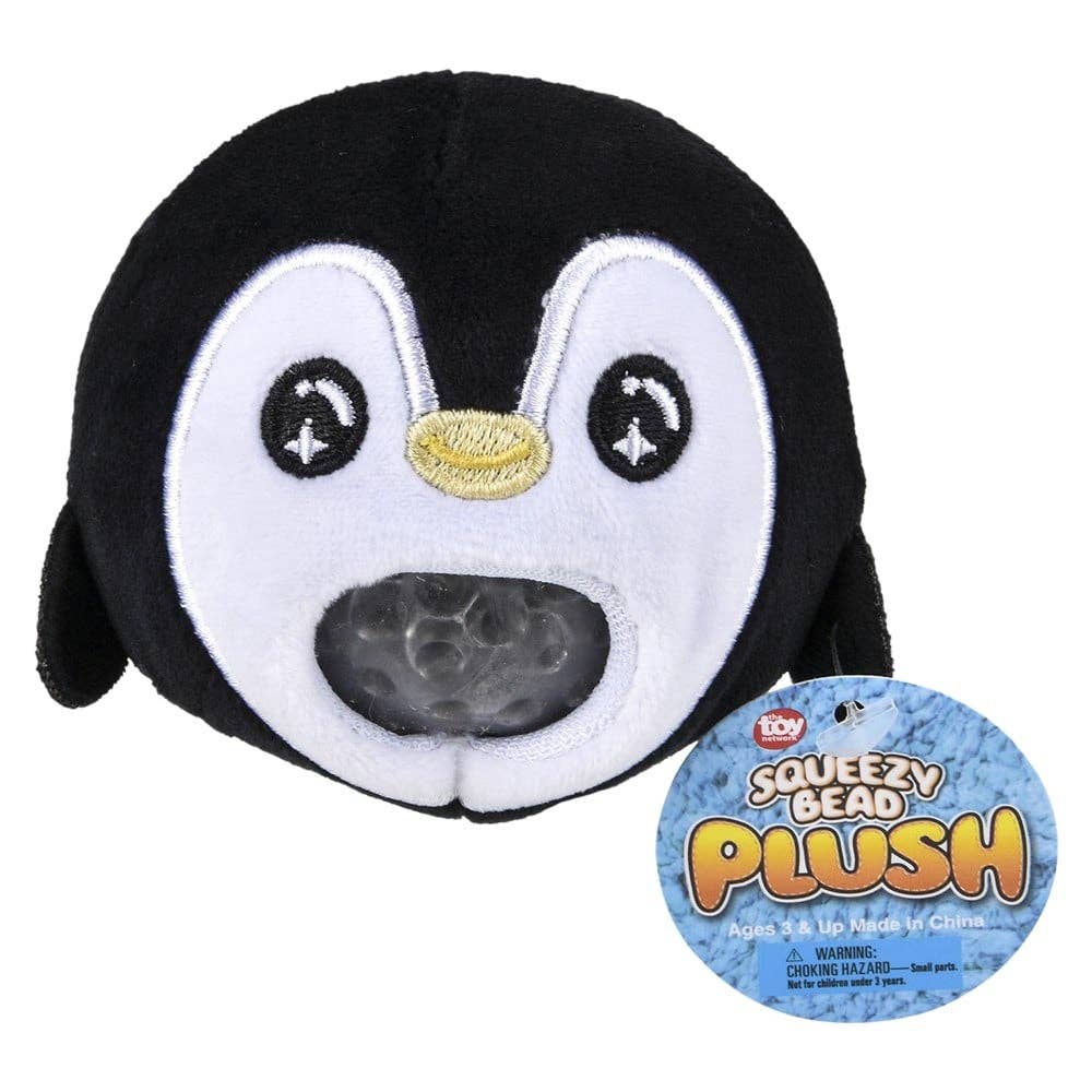 3" Sealife Squeezy Bead plush Toy 1PC