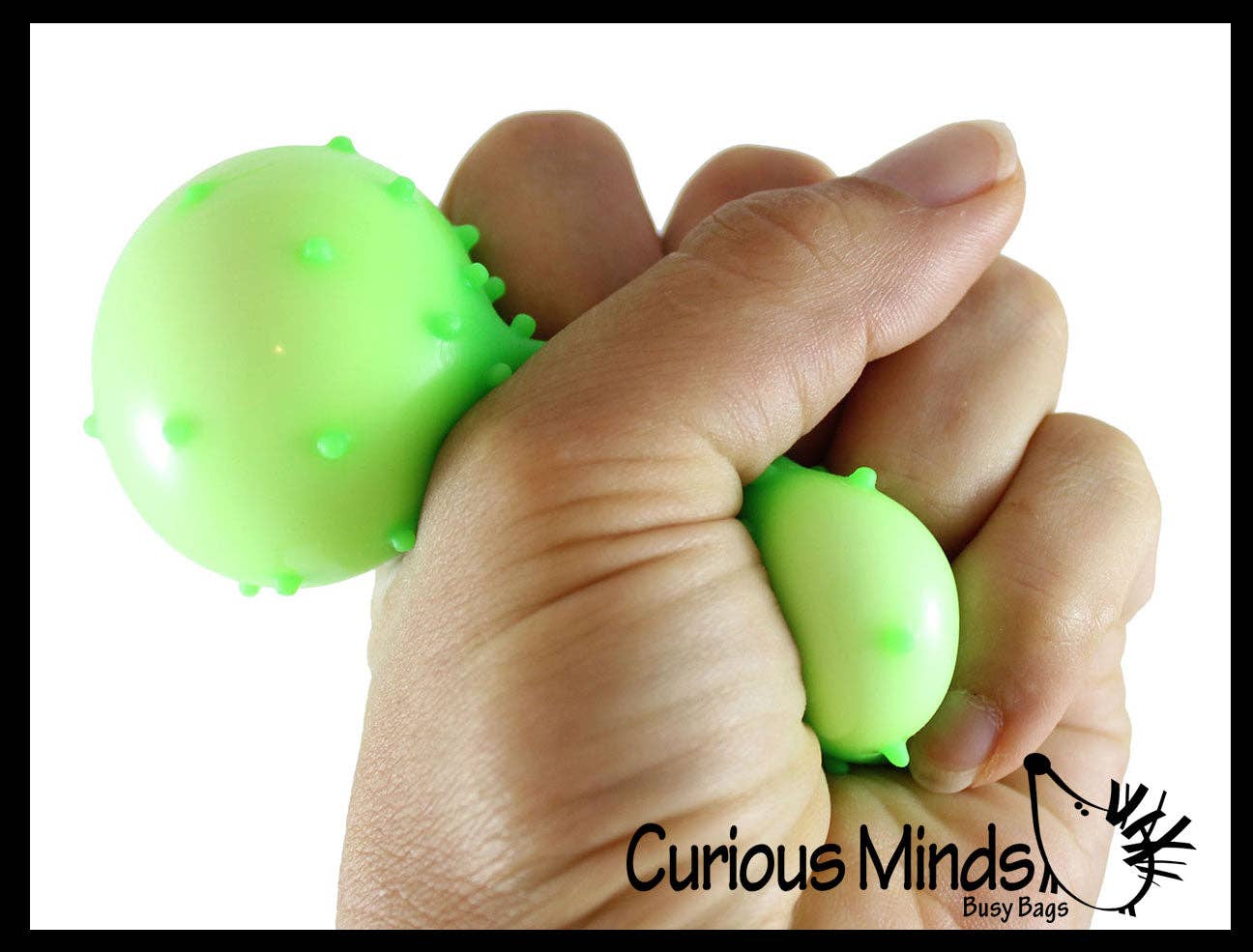 Spiky Bumpy Soft Doh Filled 1.7" Stress Ball Squishy 1PC