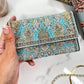Umays Boho - Small Blue Wallet, Cute Boho Wallet, Handmade Wallet